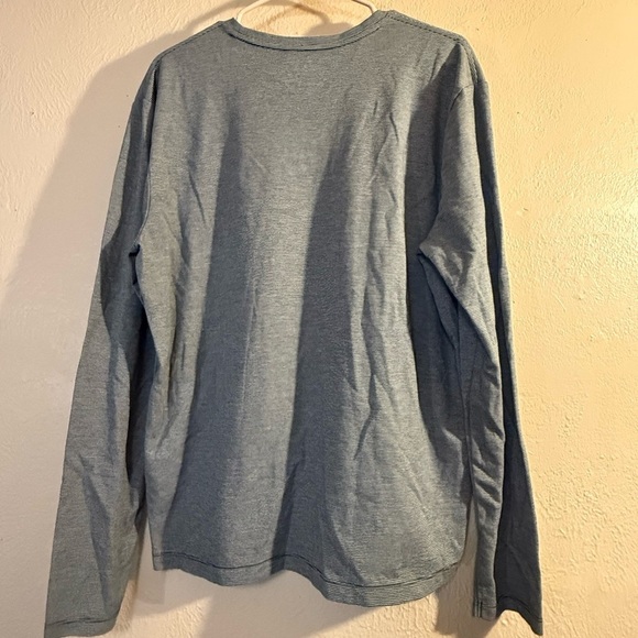 Express Heather Gray Long Sleeve with Black Accent - Picture 2 of 6
